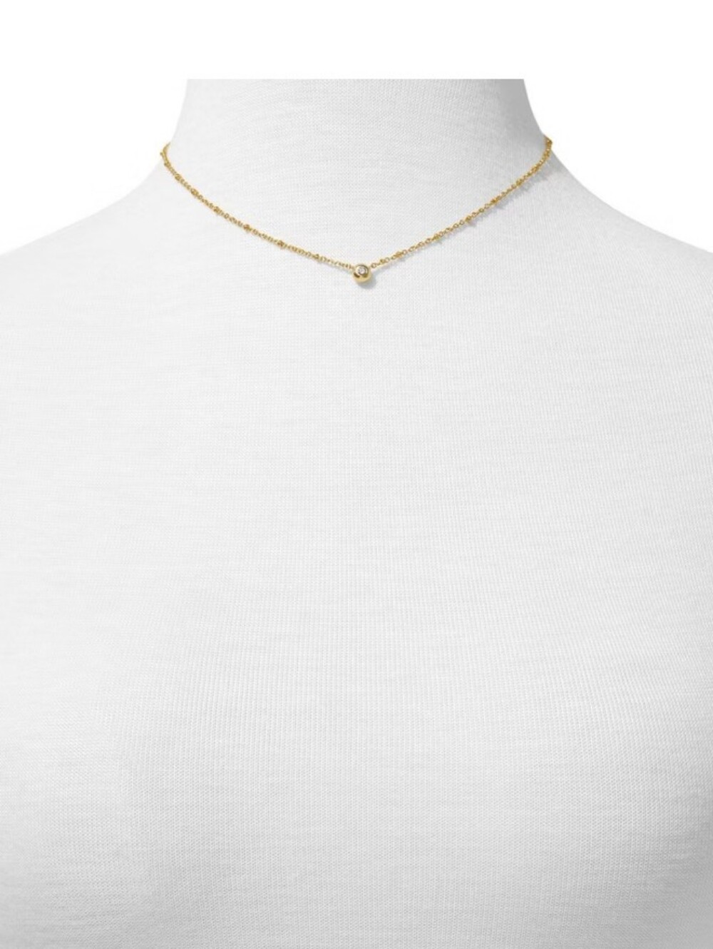 New!Kendra Scott Mady Gold Single Bead Choker Pendant Necklace Y2k Coastal Beach - Picture 1 of 4